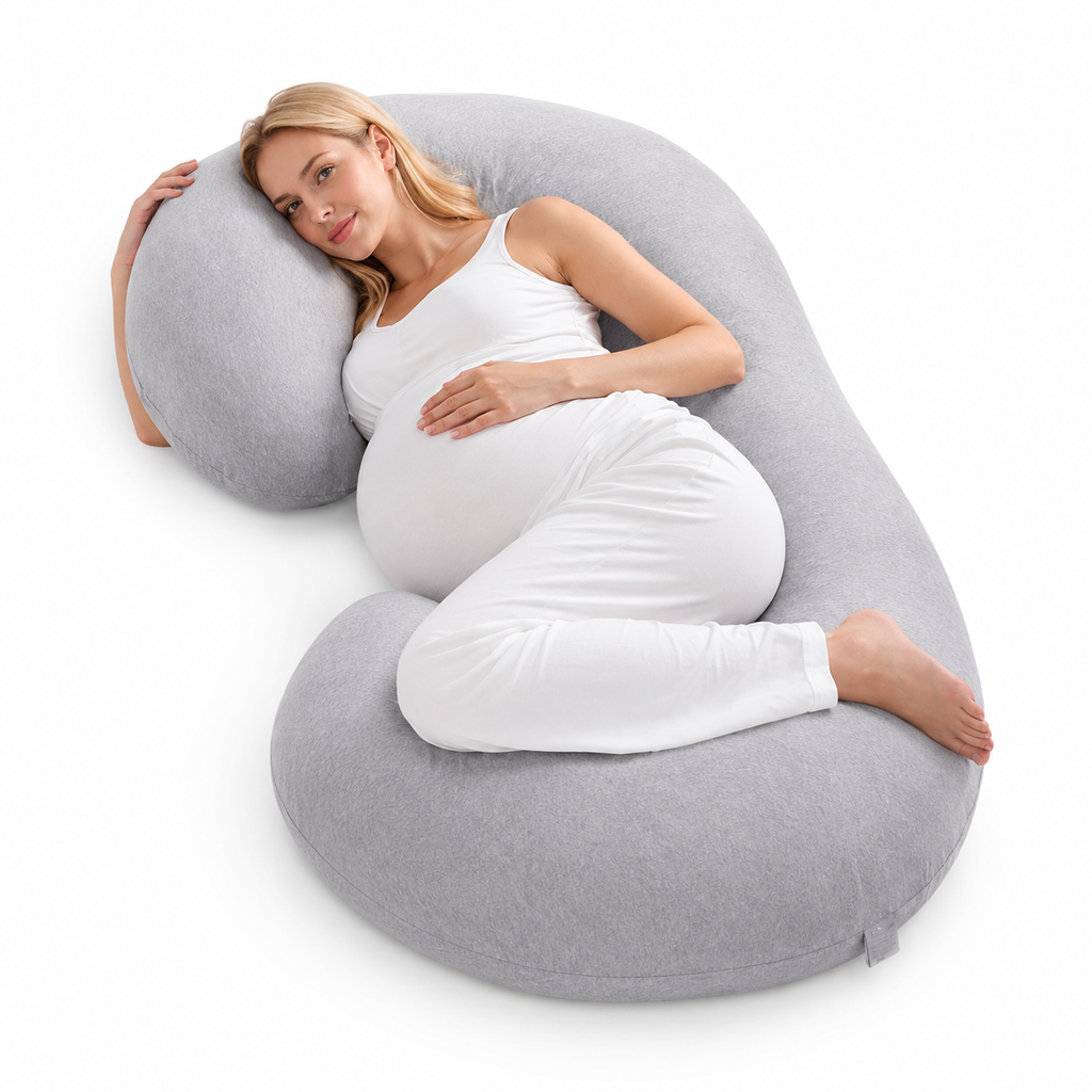 Comfy Co Skin™ C Shaped Pregnancy Pillow