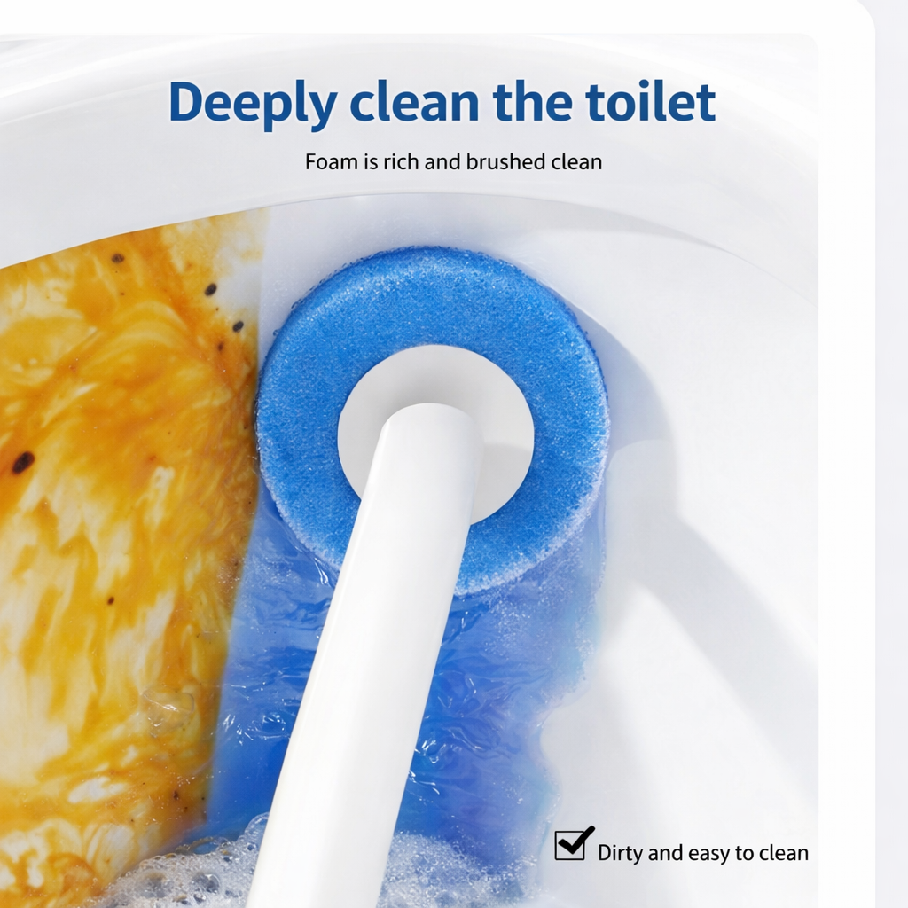COMFY™ Disposable Toilet Cleaning System( 35 Sponges included)